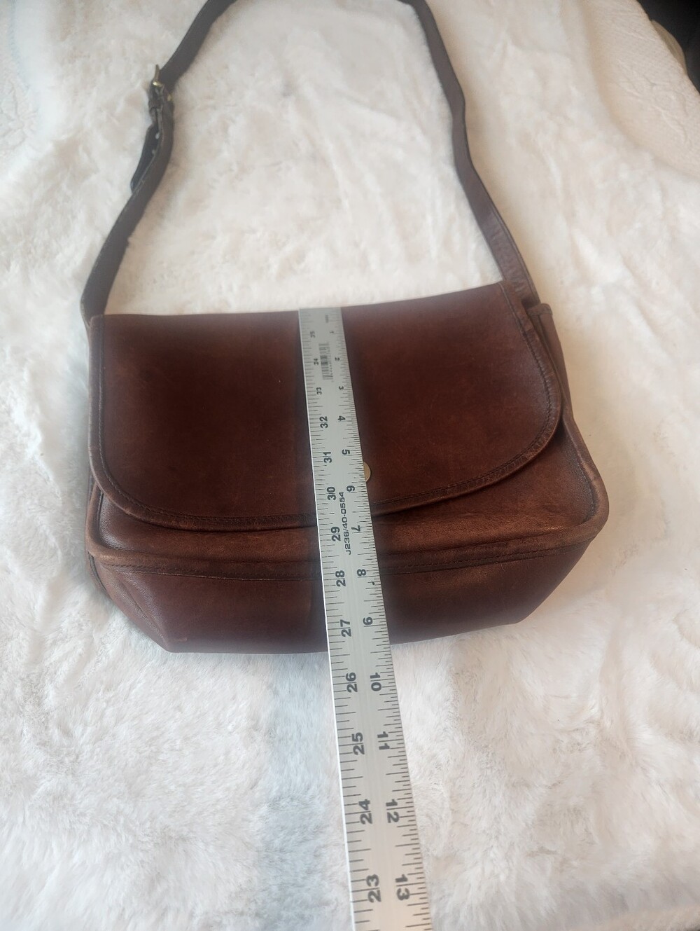 Coach Brown Leather Vintage Turnlock Crossbody Bag - Picture 2 of 13